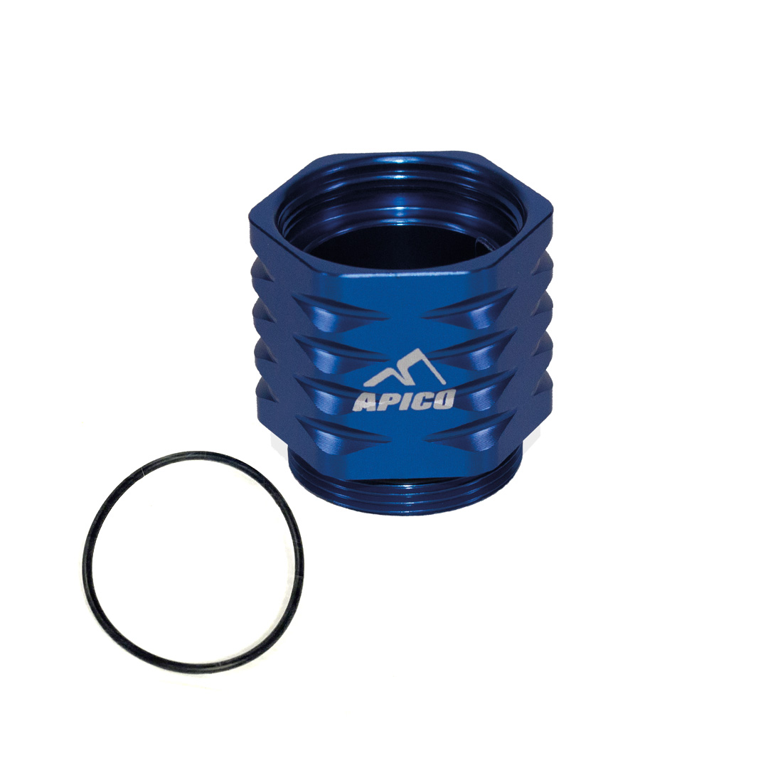 BRAKE COOLING EXTENSION REAR GAS/HQV EC/EC-F250-350 21-25, MC/MC-F/EX/EX-F125-450 24-25,  TE/FE150-501 22-24 (BRAKTEC) BLUE